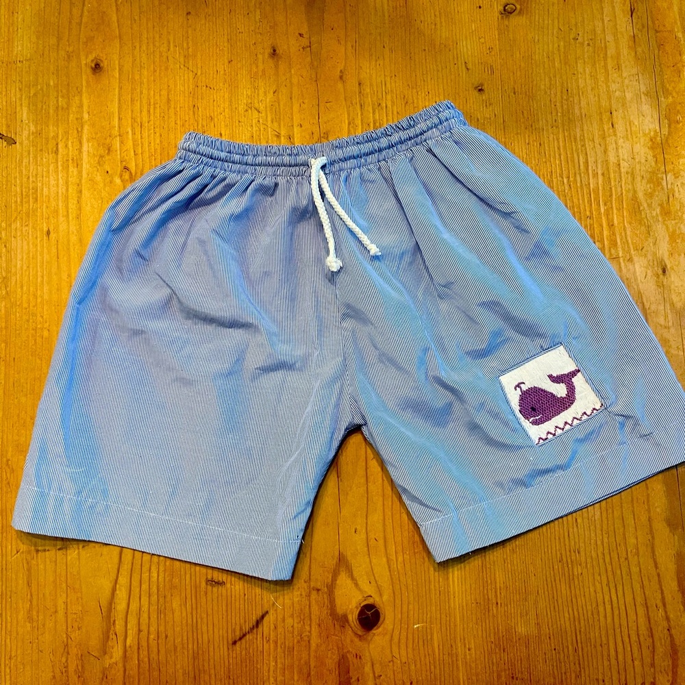 Boys Whale Smocked Bathing Suite Size 6